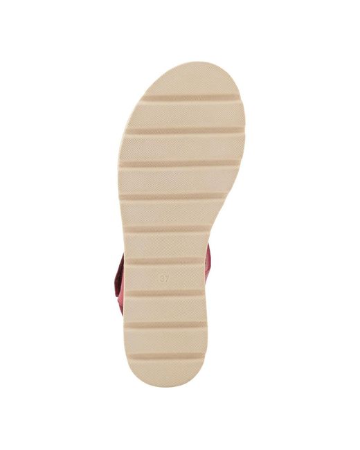 Spring Step Red Hileman Platform Sandal
