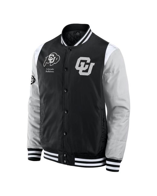 Fanatics Black Colorado Buffaloes Elementsâ Elite Full-snap Jacket for men