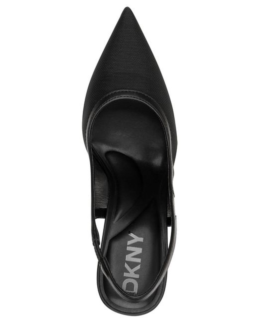 DKNY Black Cierra Slingback Pumps
