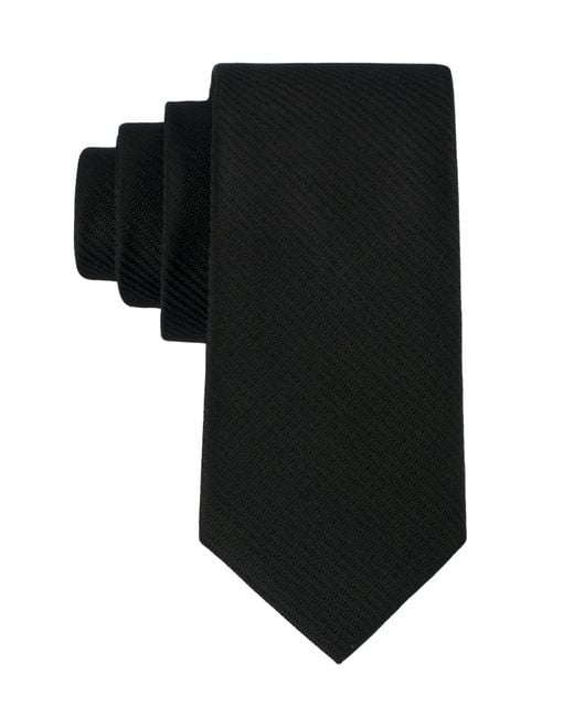 Calvin Klein Black Leah Micro Geometric Tie for men