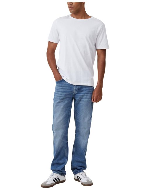 Cotton On Blue Regular Straight Jean for men
