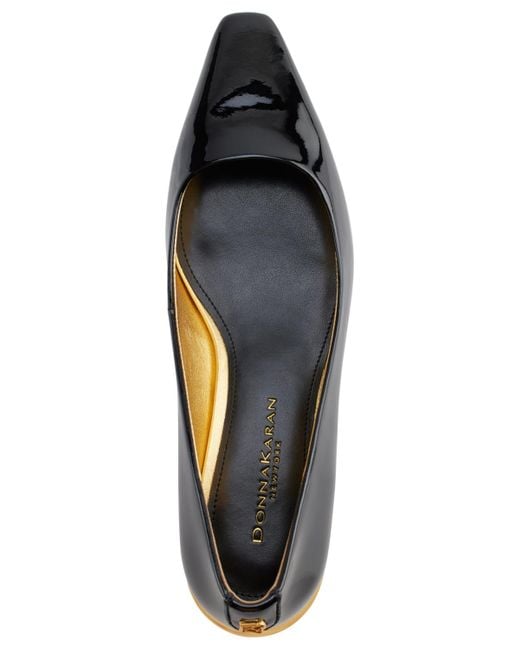 Donna Karan Blue Savita Pointed Toe Flats