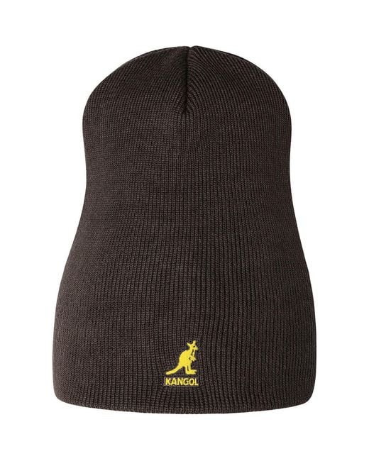 Kangol Black Acrylic Cuff Pull-on Pull-ons & Beanies for men
