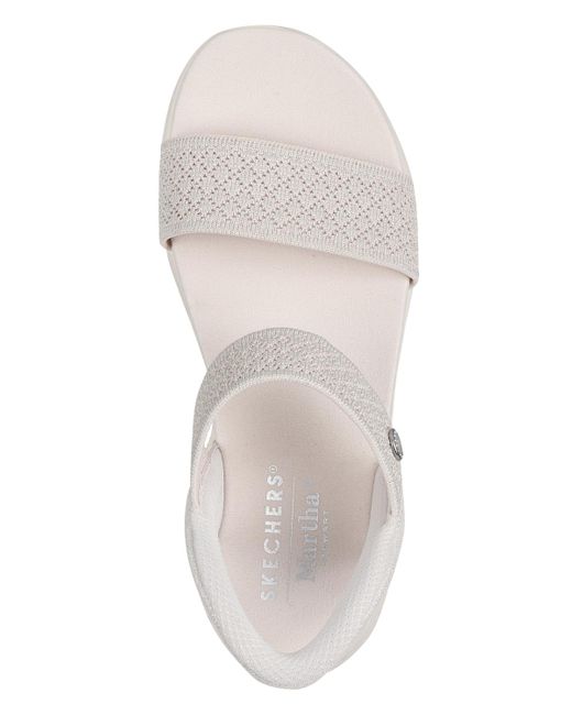 Skechers White X Martha Stewart Hands Free Slip-ins Cali: Ultra Flex 3.0