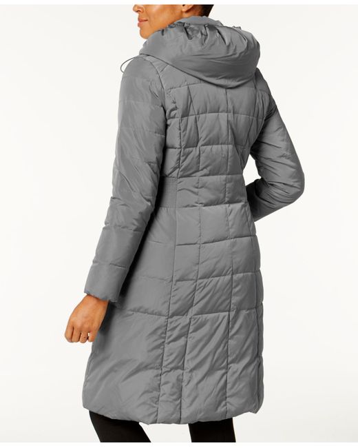 dark green puffer coat