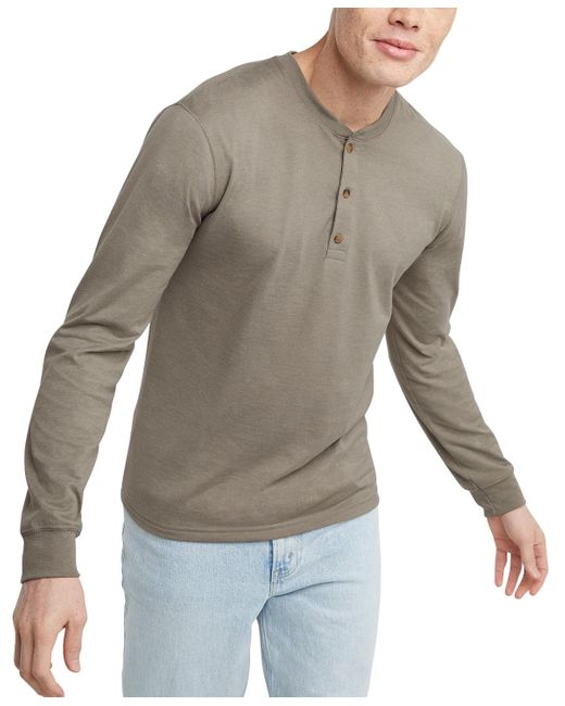 Hanes Men's Hanes Originals Cotton Long Sleeve T-shirt