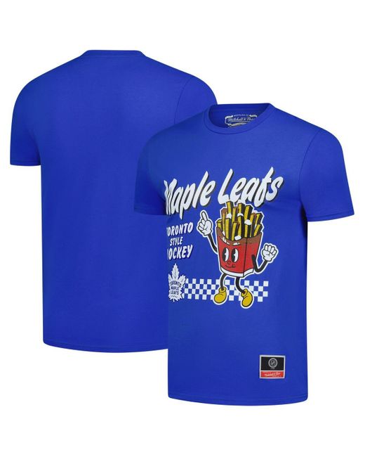 Mitchell & Ness Blue Toronto Maple Leaf's Local Food T-shirt for men