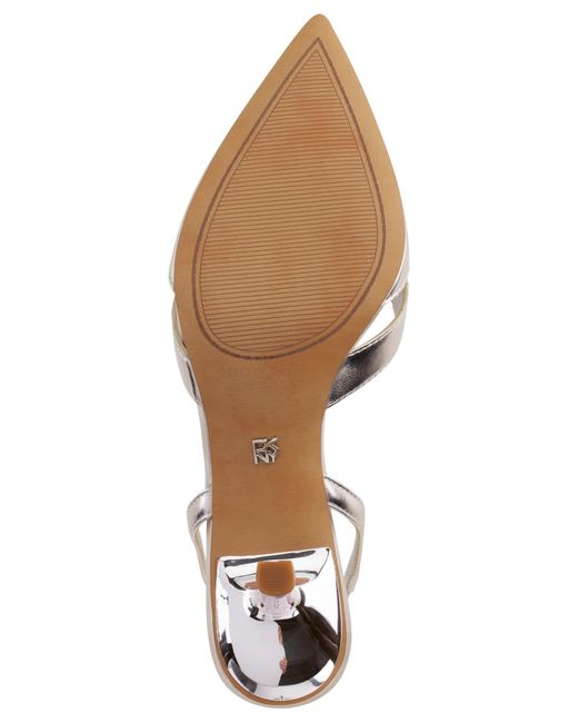 DKNY Metallic Shoes Slingback Pump,dusty Rose,9