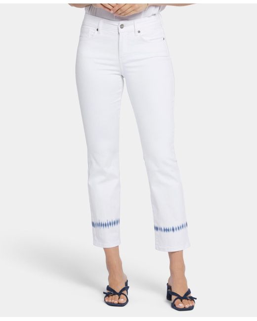 NYDJ Pink 's Marilyn Straight Ank Jeans