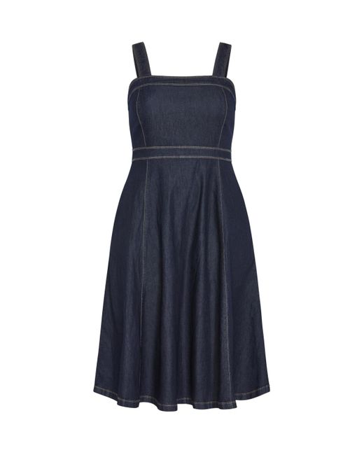 City Chic Blue Plus Size Averie Dress