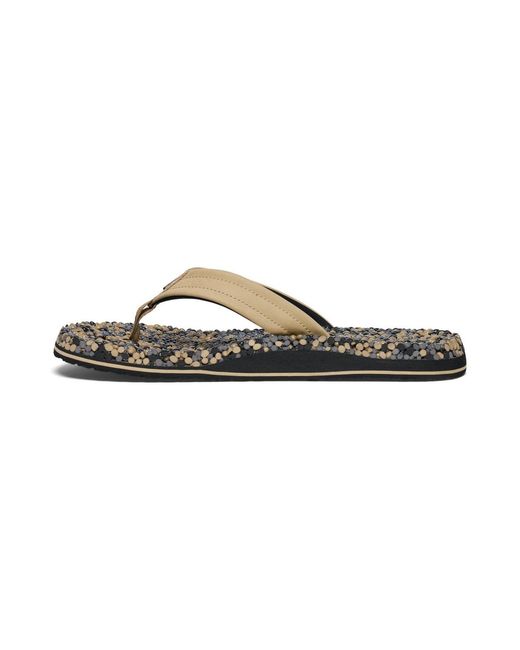 Sanuk Black Bubblecush Sandals for men