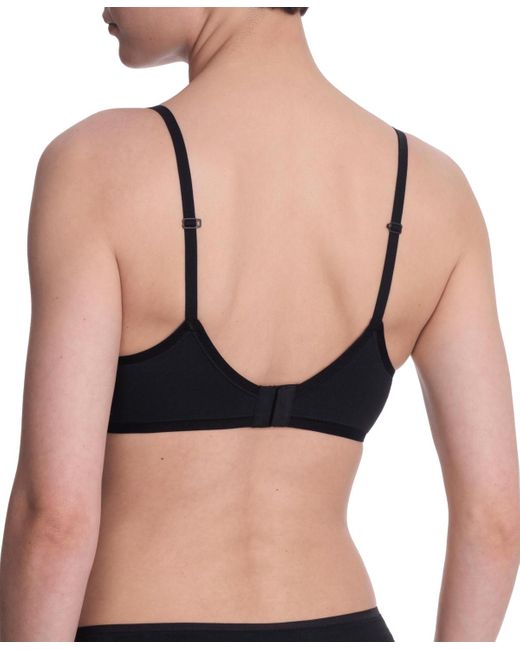 Natori Black Bliss Cotton Convertible T-shirt Bra