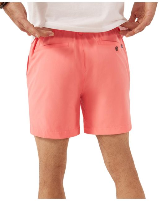 Chubbies Pink The New Englands 6" Performance Shorts for men