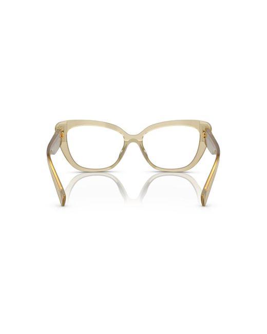 Miu Miu Metallic Cat Eye Eyeglasses