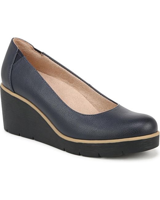 Naturalizer Blue About-time Wedge Pumps
