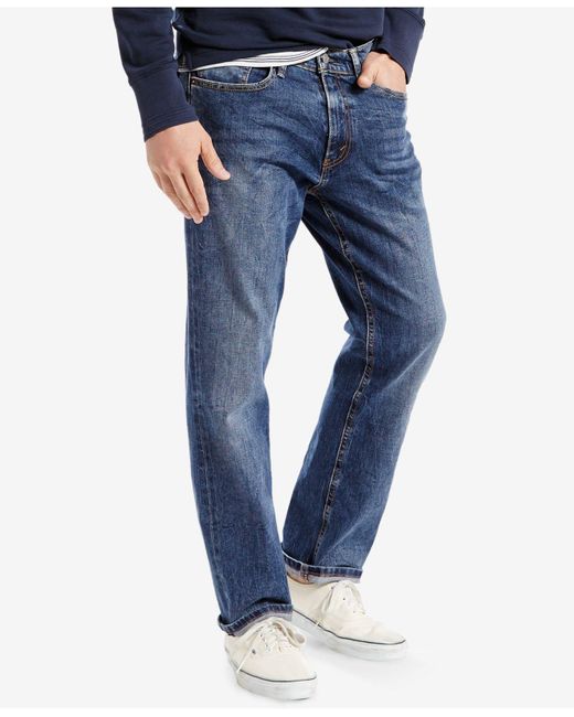 Levi's Blue Men's Big And Tall 541 Athletic-fit Jeans for men
