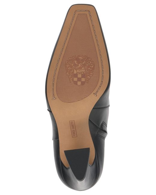 Vince Camuto Black Bayla Flare-heel Dress Booties