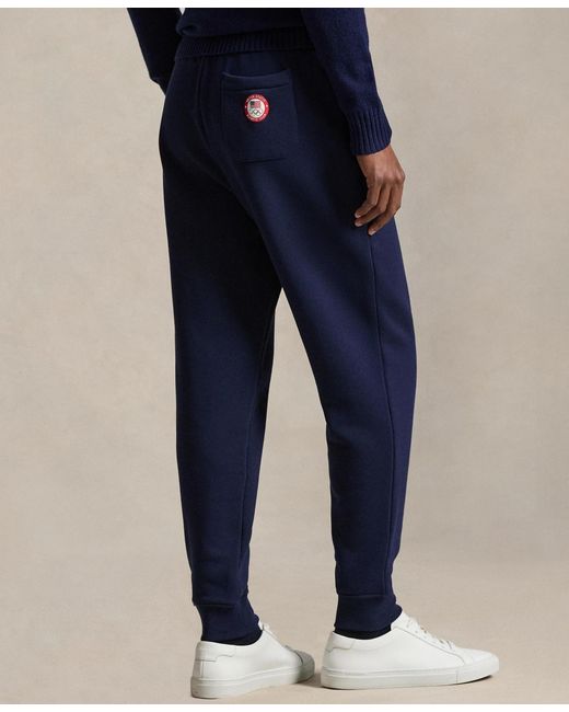 Polo Ralph Lauren Blue Team Usa Fleece Classic-fit Sweatpants for men