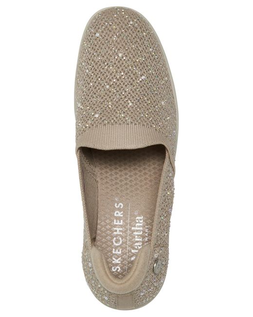 Skechers Gray Martha Stewart X Pier-lite: My Reflection Slip-on Casual Sneakers From Finish Line