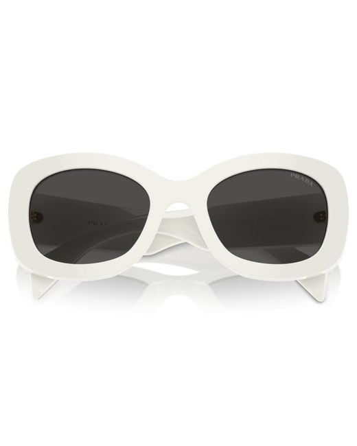 Prada Black Oval Sunglasses