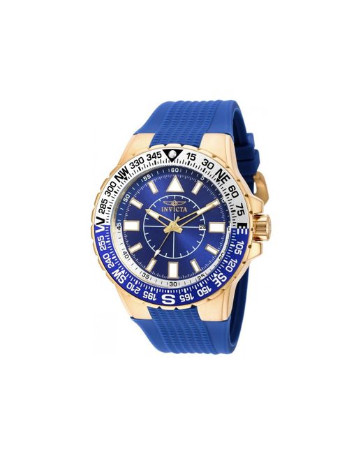 INVICTA WATCH 19270 Aviator Quartz 3 Hand Blue Dial Watch for men