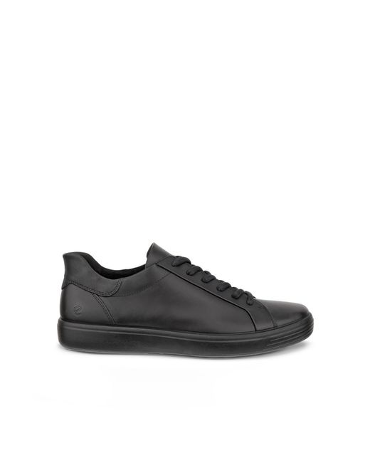 Ecco Black Soft 7 Easy Sneakers for men