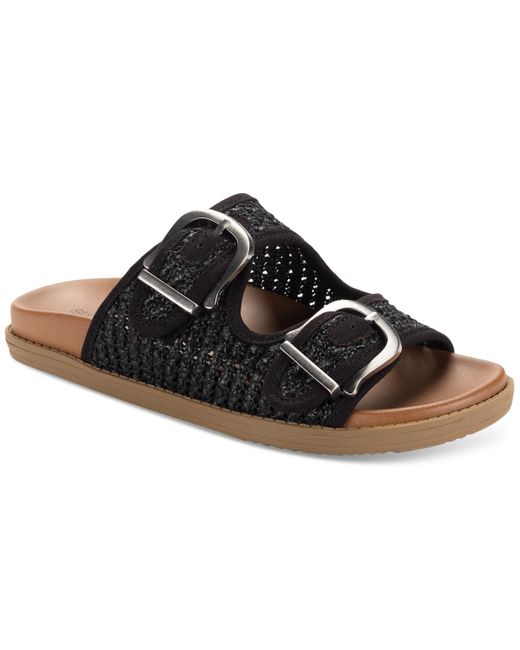 Style & Co. Black Reagann Flat Sandals