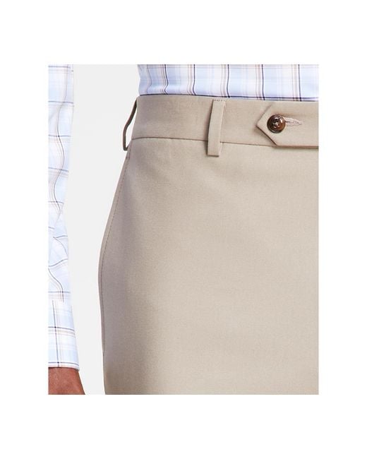 Michael Kors White Solid Classic Fit Pants for men