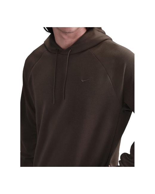 Nike Black Primary Dri-fit Uv Pullover Versatile Hoodie for men