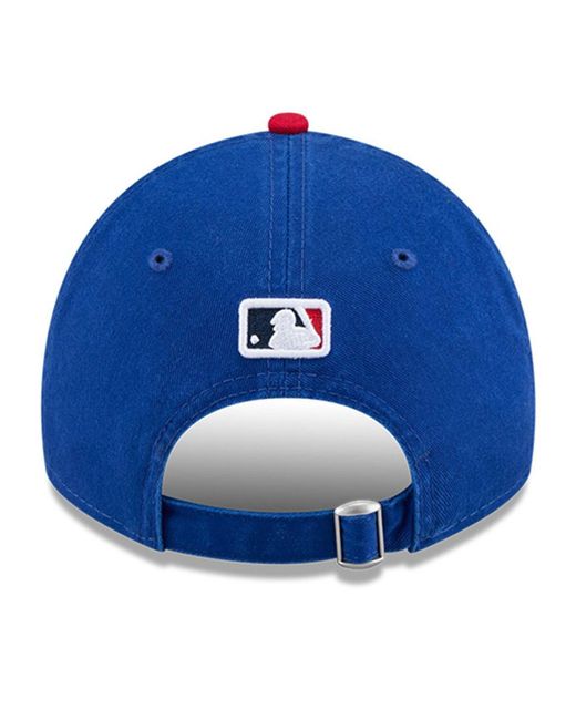 KTZ Blue/red Chicago Cubs 2025 Mlb All-star Game Workout 9twenty Adjustable Hat for men