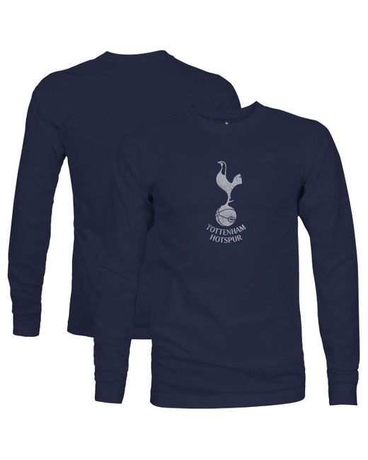 1863fc Blue Tottenham Hotspur Mono Badge Long Sleeve T-shirt for men