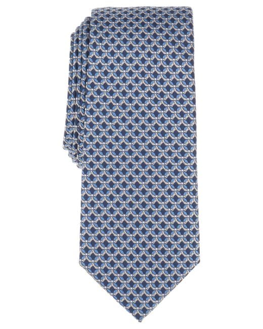 Alfani Men's Blue Chelan Slim Neat Tie