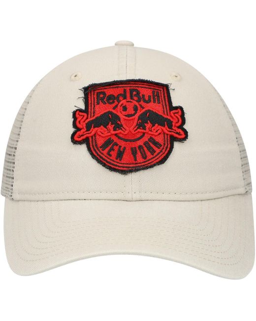 KTZ White New York Red Bulls Game Day 9twenty Adjustable Trucker Hat for men