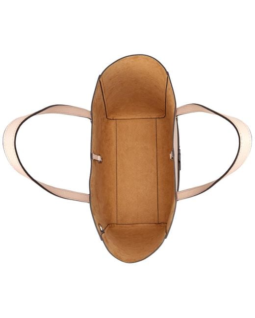 Ralph Lauren Natural Pebbled Leather Extra-large Cameryn Tote Bag