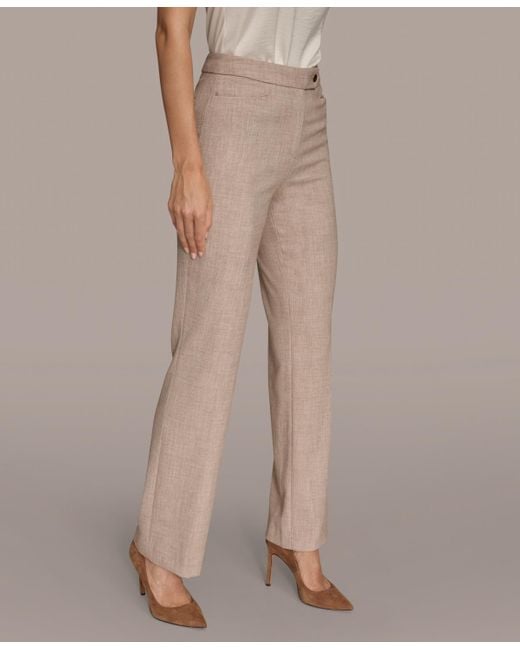 Donna Karan Natural Straight Leg Pants