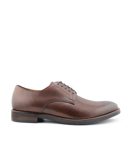 Gordon Rush Brown Mason Lace Up Plain Toe Derby Shoes