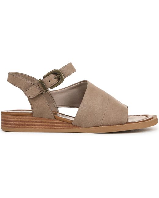 Blowfish Brown Ardice Strappy Low Wedge Sandals