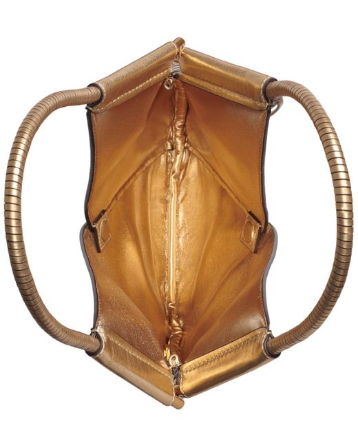 Donna Karan Natural Baldwin Mini Metallic Shoulder Bag