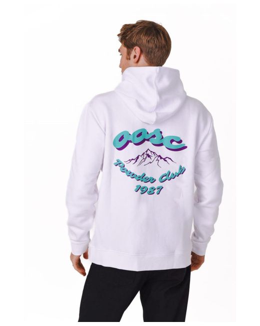 OOSC White Powder Club Hoodie for men