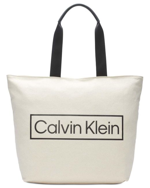 Calvin Klein Canvas Selina Tote | Lyst