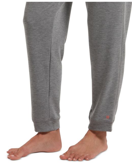 Hue Gray ® Plus Size Solid Cuffed Lounge Pants