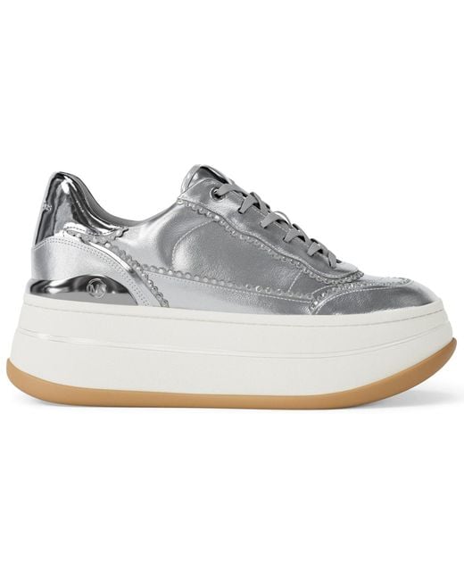 Michael Kors White Michael Hayes Lace-up Shoes