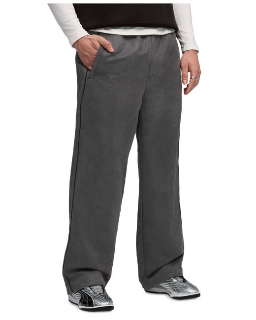 PUMA Gray T7 Relaxed Regular-fit Track Pants for men