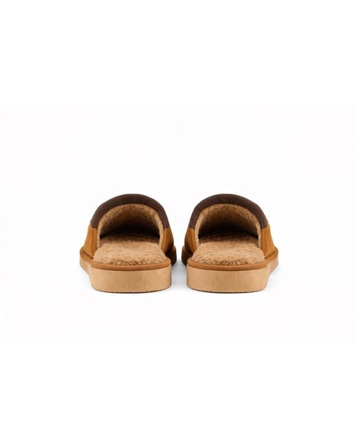 Forastero Brown Suede Slippers for men