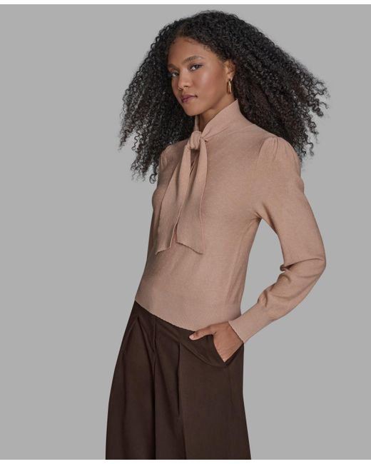 BCBGMAXAZRIA Gray Collared Pull-on Sweater