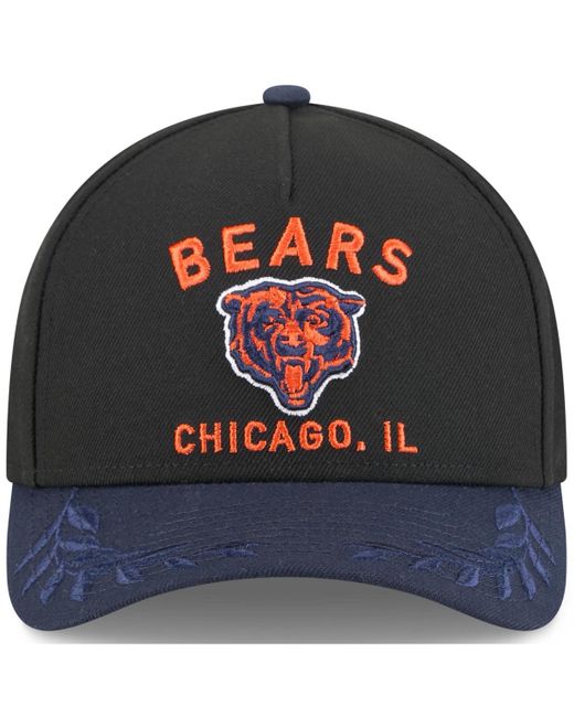 KTZ Blue Black/navy Chicago Bears 2025 Nfl Draft 9forty A-frame M-crown Adjustable Hat for men