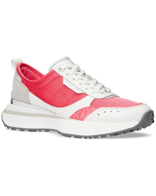 Michael kors best sale sneakers macys pink