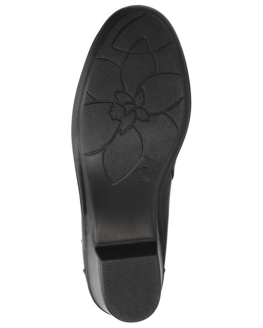 Easy Street Black Jeanie Ankle Zipper Boots