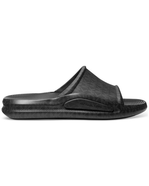 Michael Kors Black Griffin Slide Sandals for men