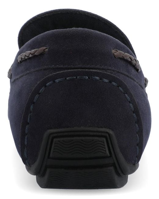 Vance Co. Blue Tyrell Driving Loafers for men